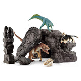 Schleich Dino Set With Cave Figure Set - Radar Toys
