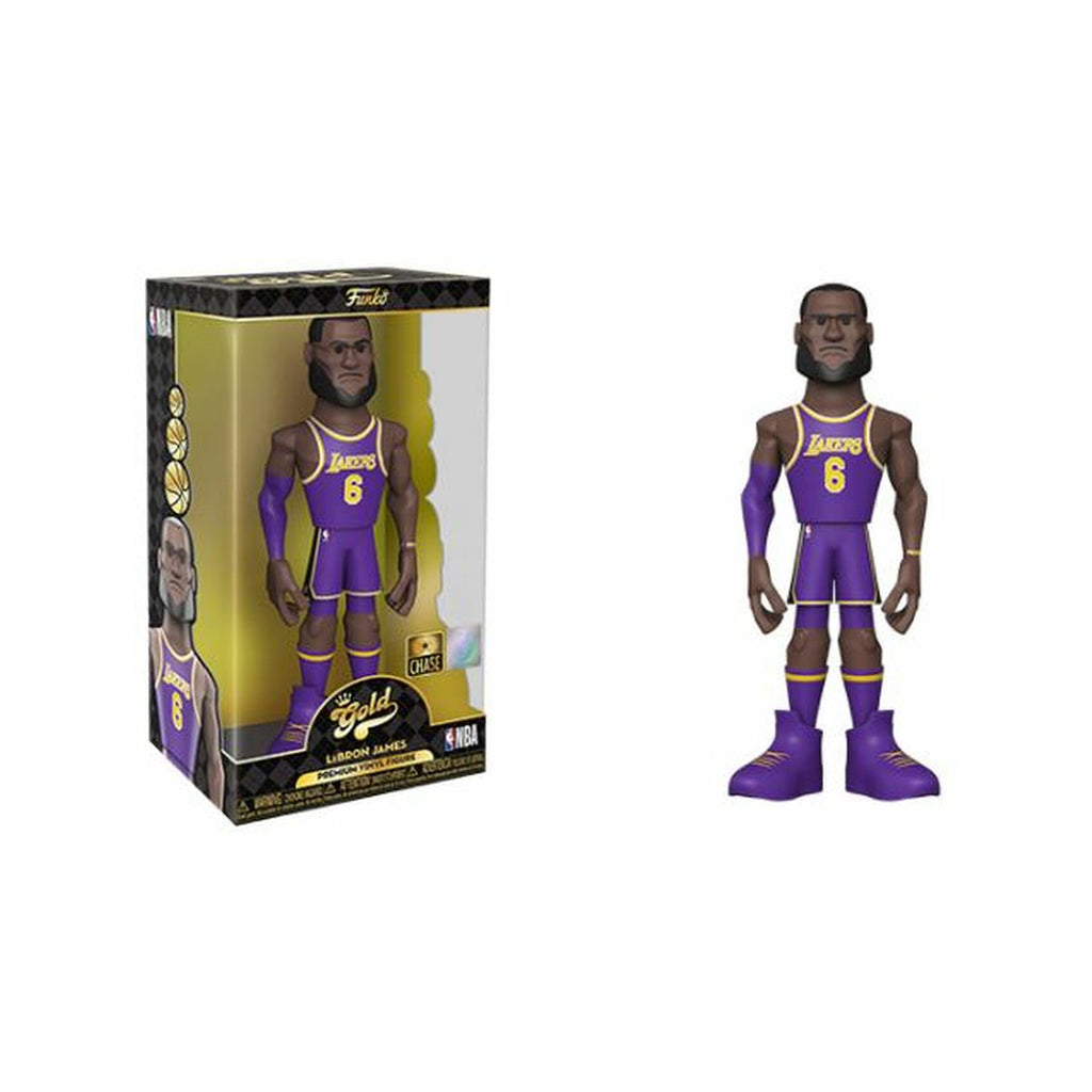 Funko NBA Lakers Gold LeBron James Figure CHASE VERSION