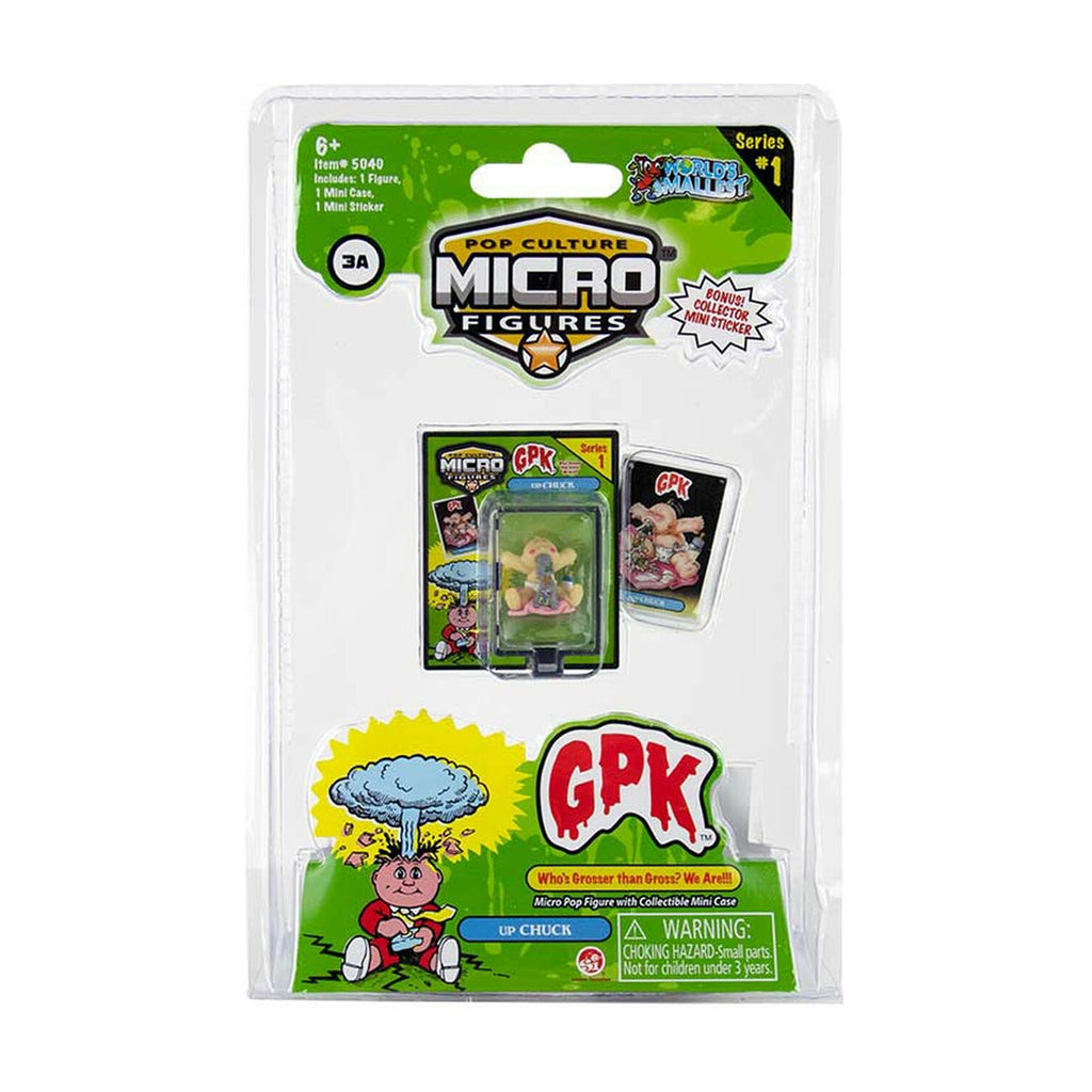 World's Smallest Micro Figures Garbage Pail Kids Up Chuck Action Figure