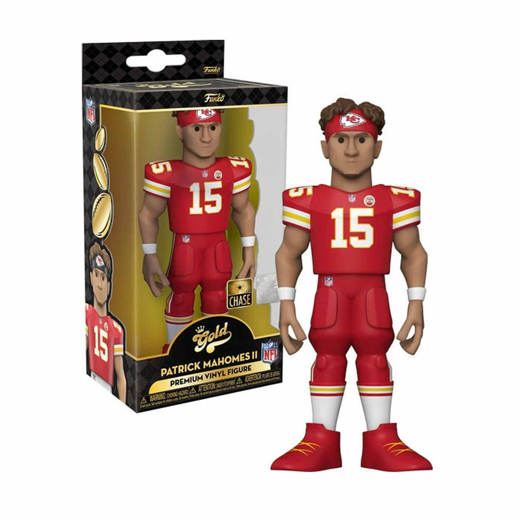 Funko NFL Chiefs Gold Patrick Mahomes II Figure CHASE VERSION