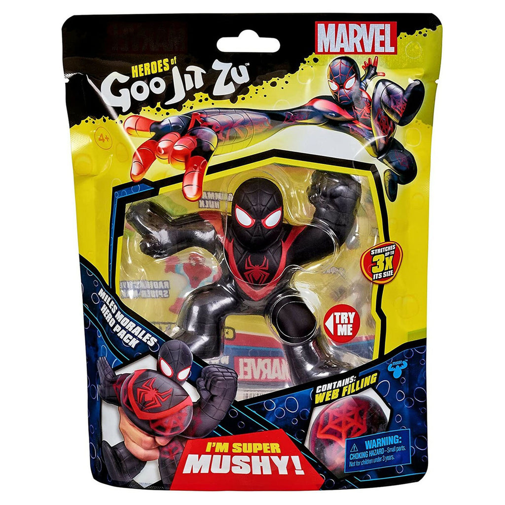 Heroes Of Goo Jit Zu Marvel Miles Morales Spider-Man Stretch Figure