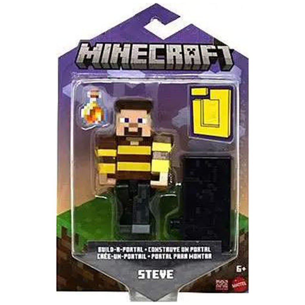 Minecraft Build A Portal Bee Shirt Steve Sweater Figure