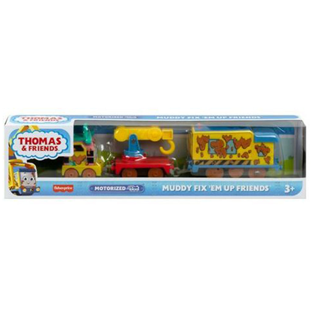 Fisher Price Thomas And Friends Muddy Fix 'Em Up Friends Motorized Train Set