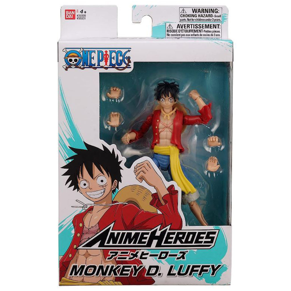 Bandai One Piece Anime Heroes Monkey D Luffy Action Figure