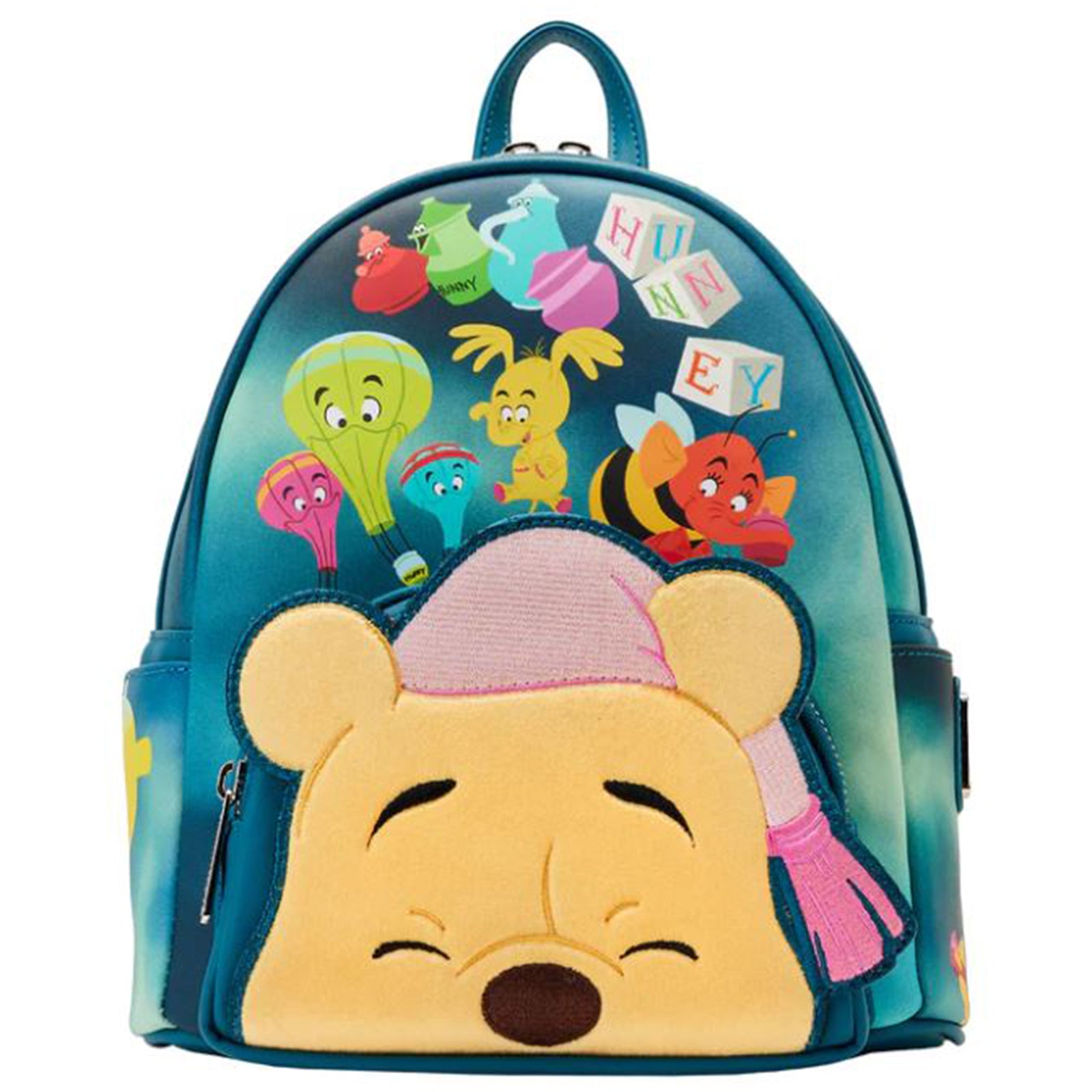 Sleepy Bear Mini Backpack Keychain