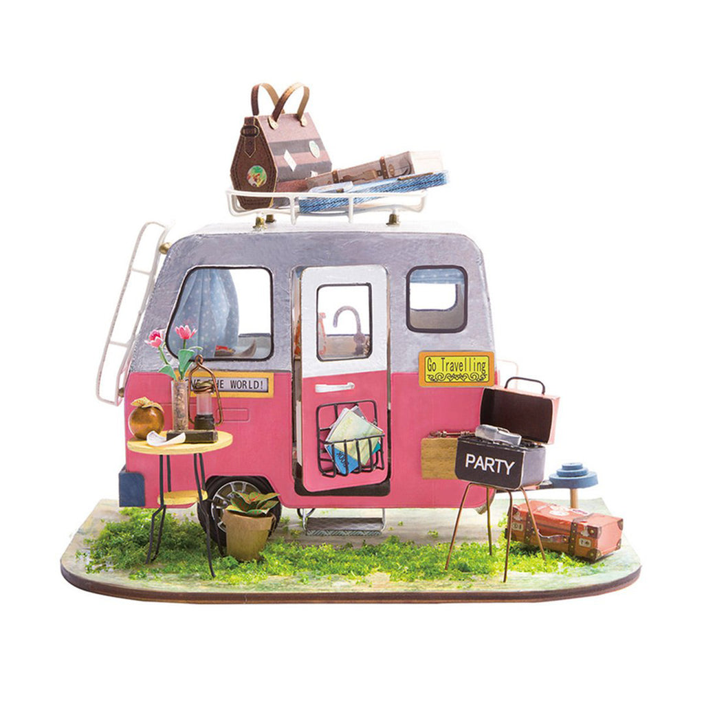 Robotime DIY Miniature House Happy Camper Building Set
