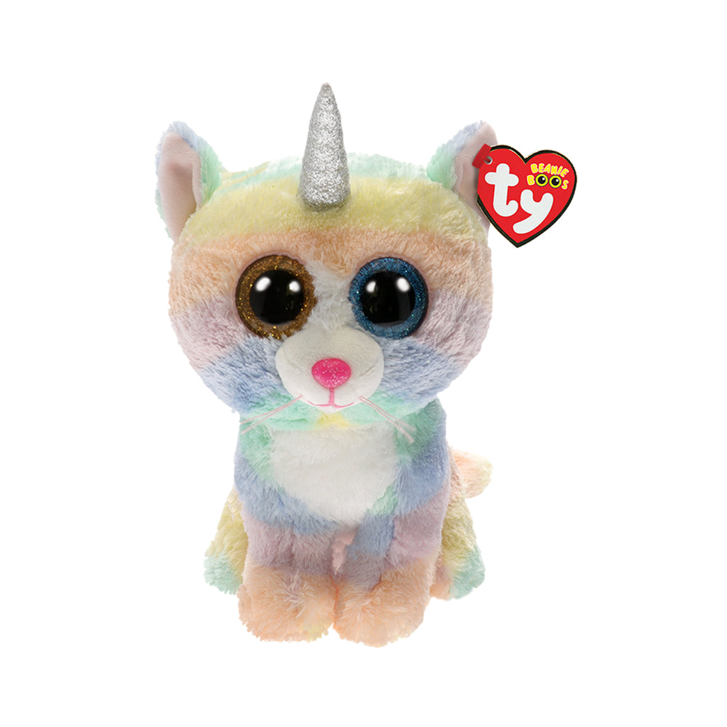 TY Heather Cat With Horn 6 Inch Plush Figure