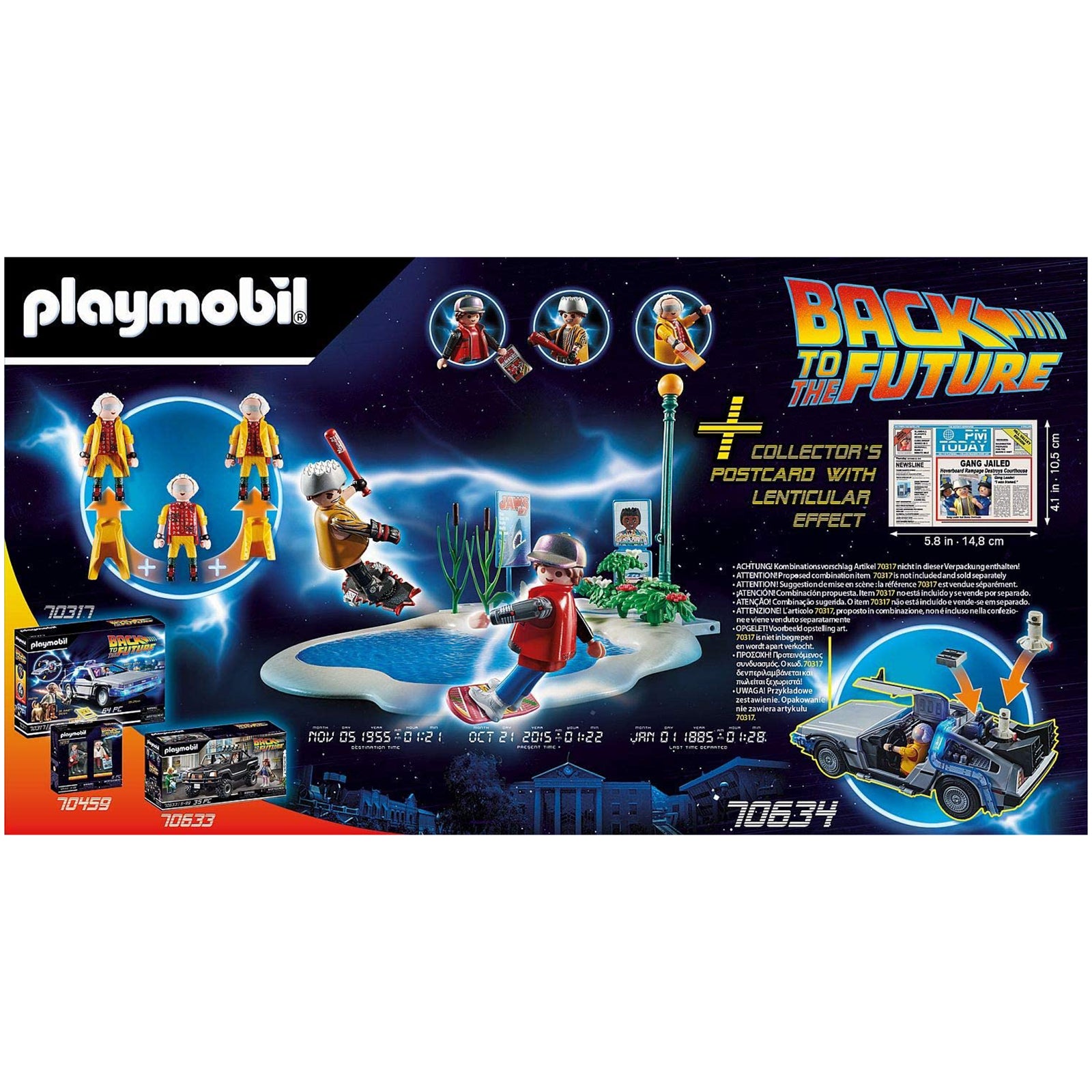 Playmobil Back To The Future II Hoverboard Chase 70634