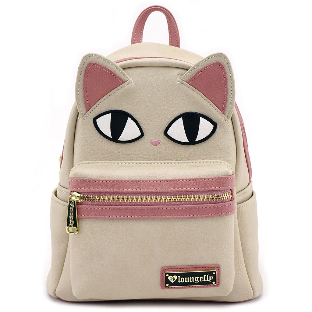 Loungefly Cat Face Fish Bone Mini Backpack