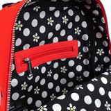 Loungefly Disney Positively Minnie All Over Print Canvas Embroidered Backpack - Radar Toys