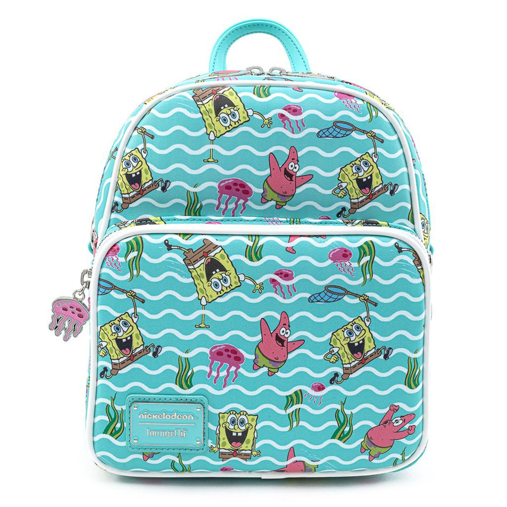 Loungefly Nickelodeon SpongeBob SquarePants Jelly Fishing Mini Backpack