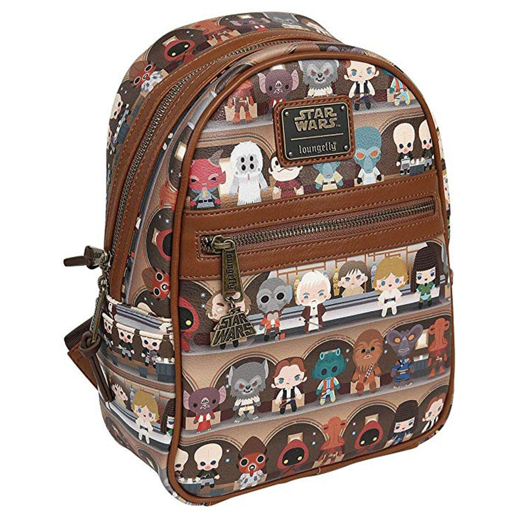 Loungefly Star Wars Cantina Chibi Characters Mini Backpack