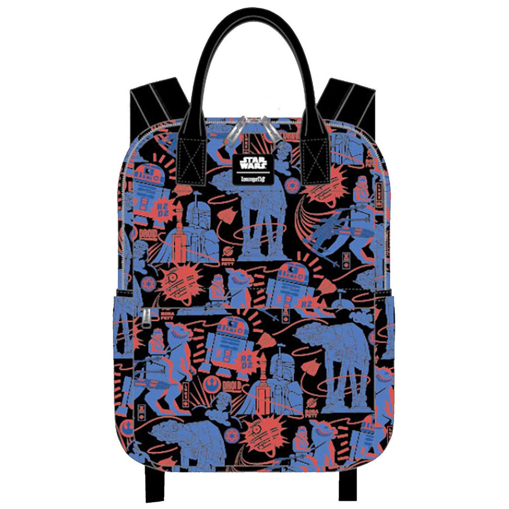 Loungefly Star Wars Empire 40th Square Nylon Backpack