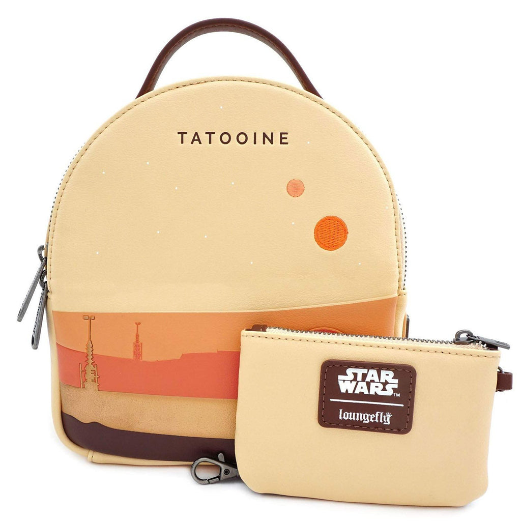 Loungefly Star Wars Tatooine Convertible Backpack Set