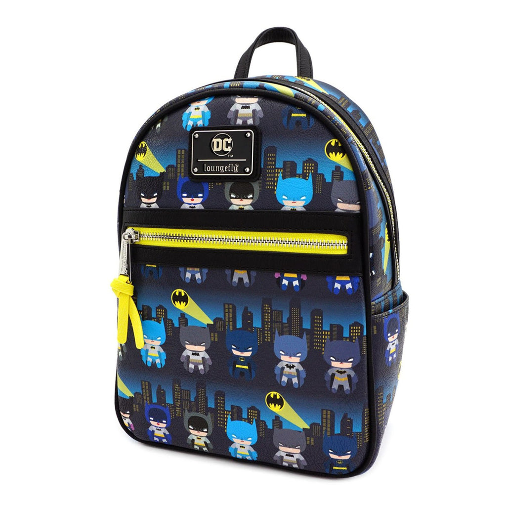 batman mesh mini backpack Loungefly Batman 80th Chibi Mini Backpack