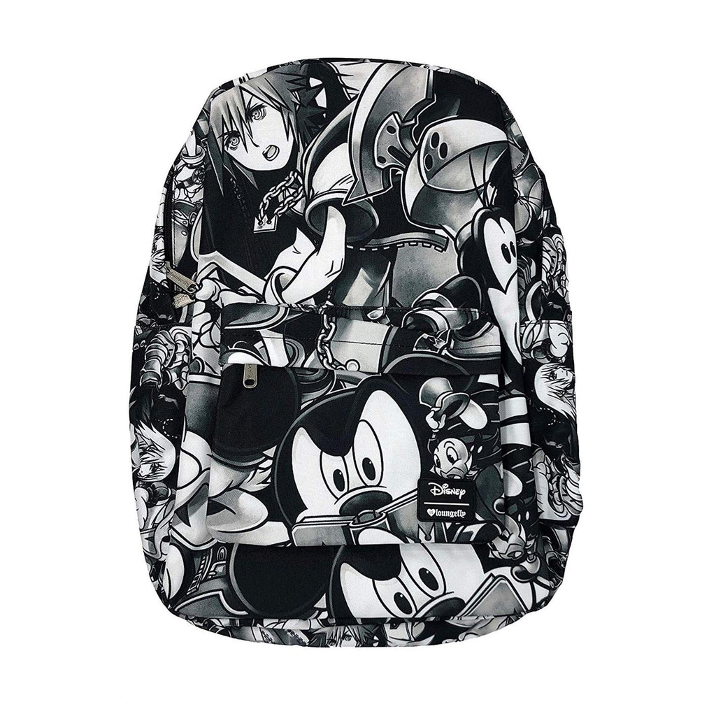 Loungefly Disney Kingdom Hearts Black Gray Backpack