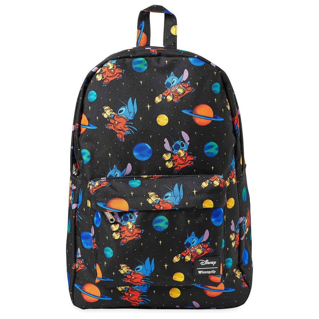 Loungefly Disney Lilo And Stitch Space All Over Print Backpack