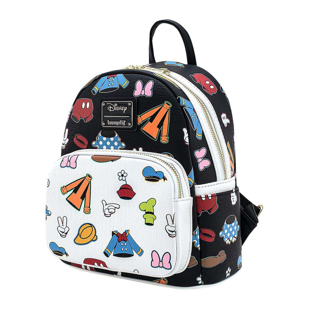 Loungefly Disney Sensational 6 Outfits All Over Print Mini Backpack