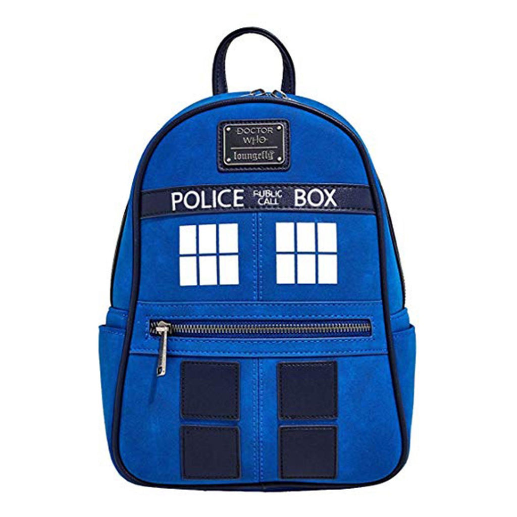 Loungefly Doctor Who Blue Tardis Mini Backpack