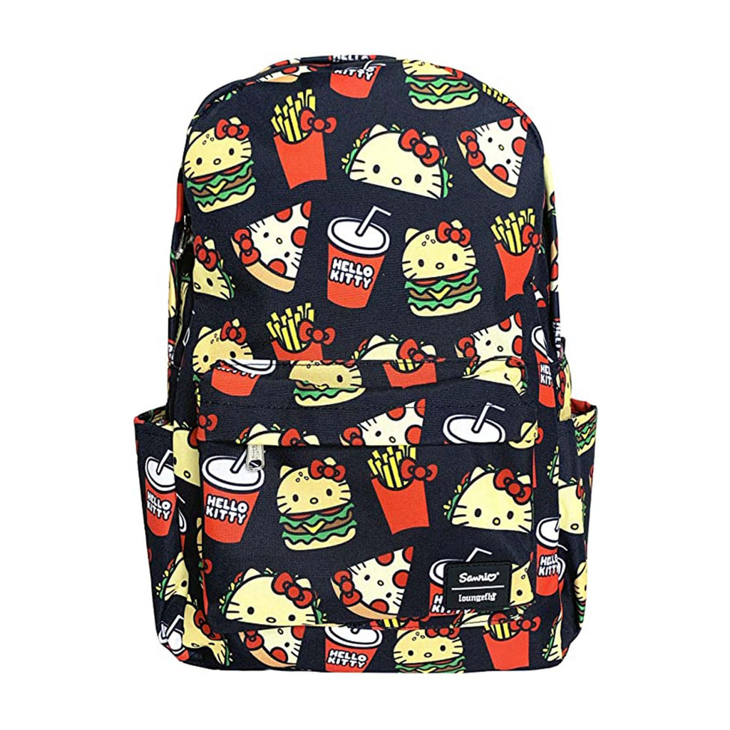 Loungefly Hello Kitty Snacks All Over Print Nylon Backpack