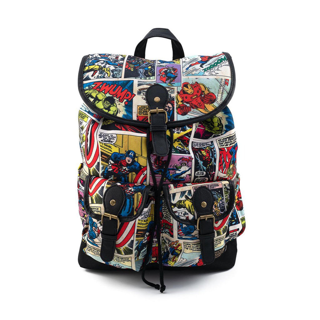 Loungefly Marvel Comic Panels Slouch Backpack