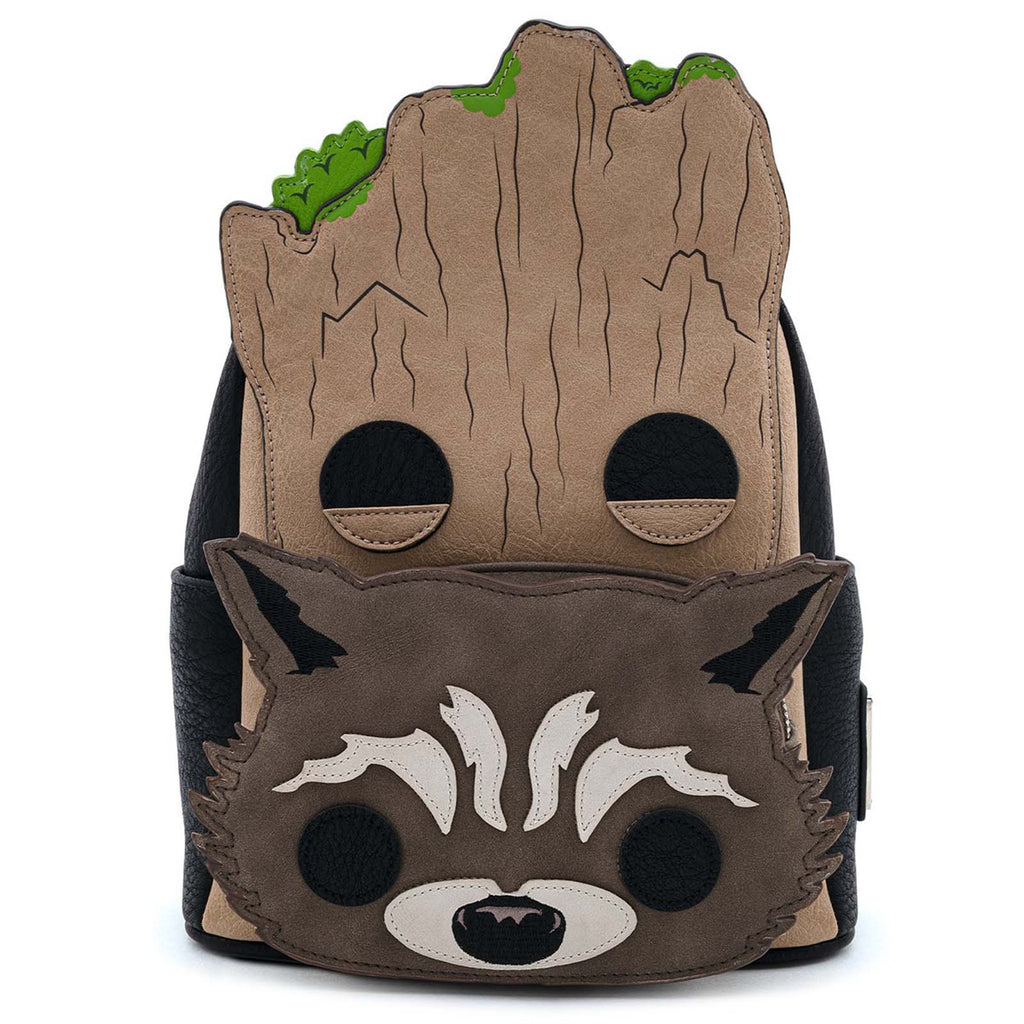 Loungefly Marvel POP Groot And Rocket Mini Backpack