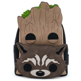 Loungefly Marvel POP Groot And Rocket Mini Backpack - Radar Toys