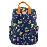Loungefly Nickelodeon Retro Characters All Over Print Nylon Backpack - Radar Toys