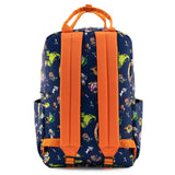 Loungefly Nickelodeon Retro Characters All Over Print Nylon Backpack - Radar Toys
