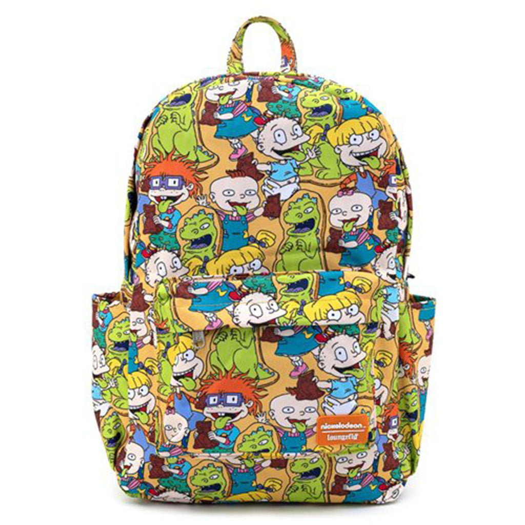 Loungefly Nickelodeon Rugrats Characters All Over Print Nylon Backpack