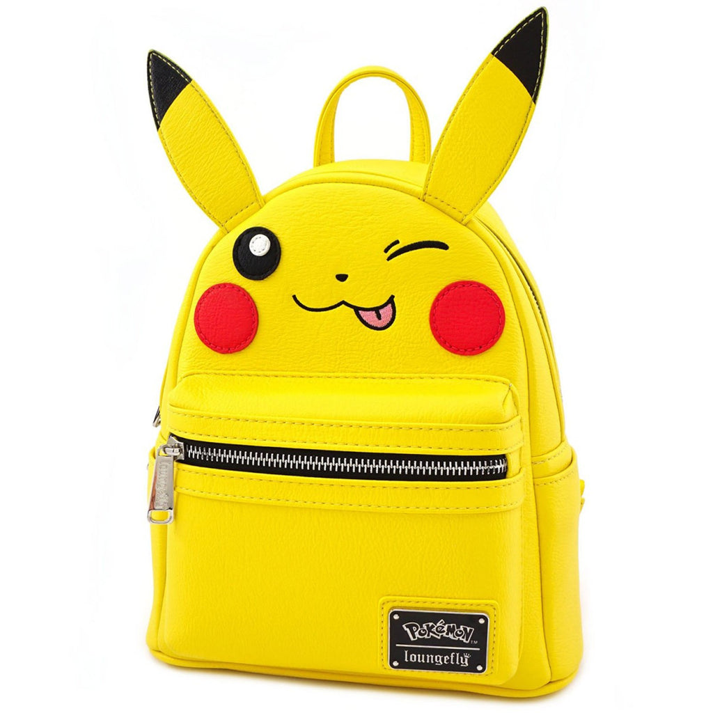 Loungefly Pokemon Pikachu Winking Yellow Mini Backpack