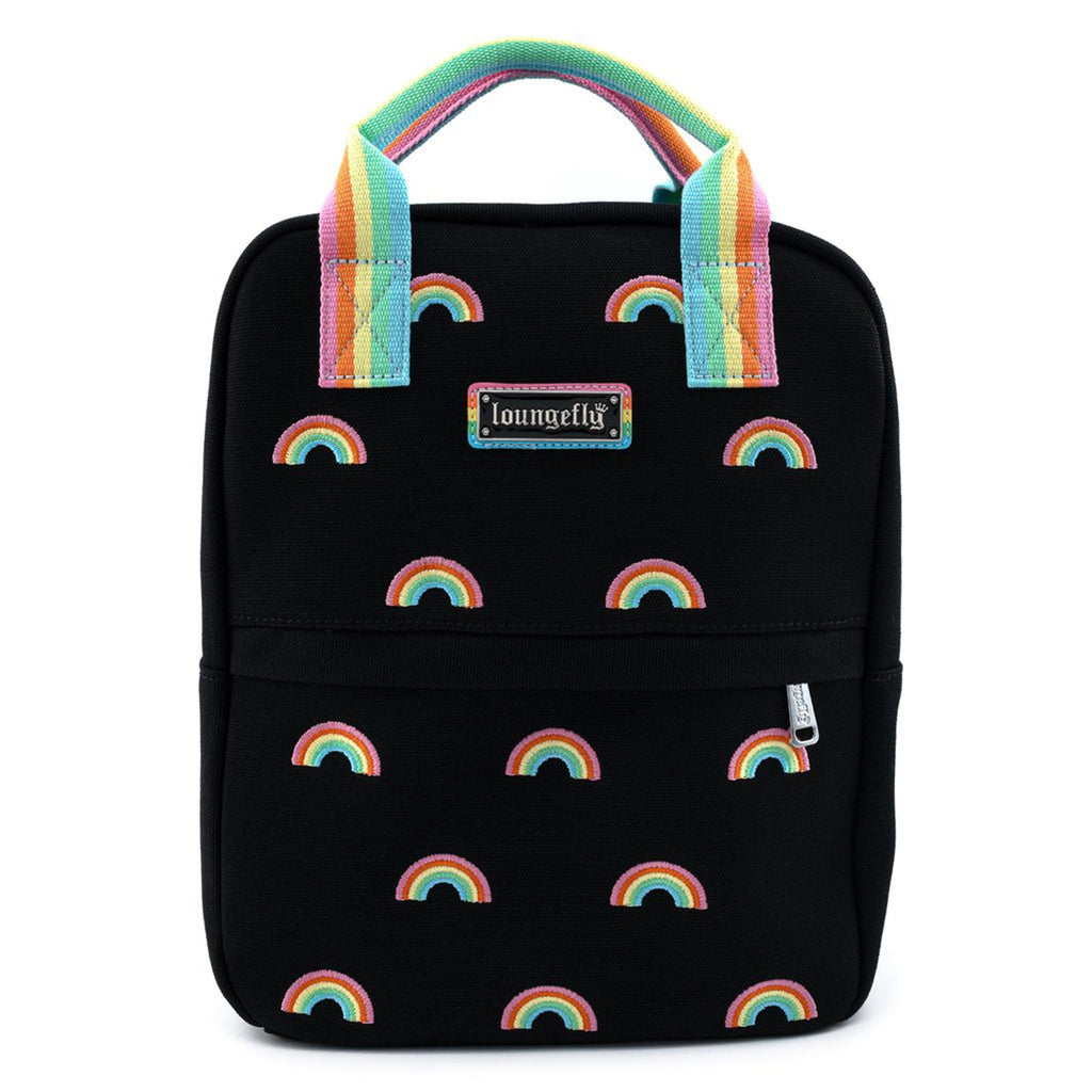 Loungefly Pride Rainbows Canvas Mini Backpack