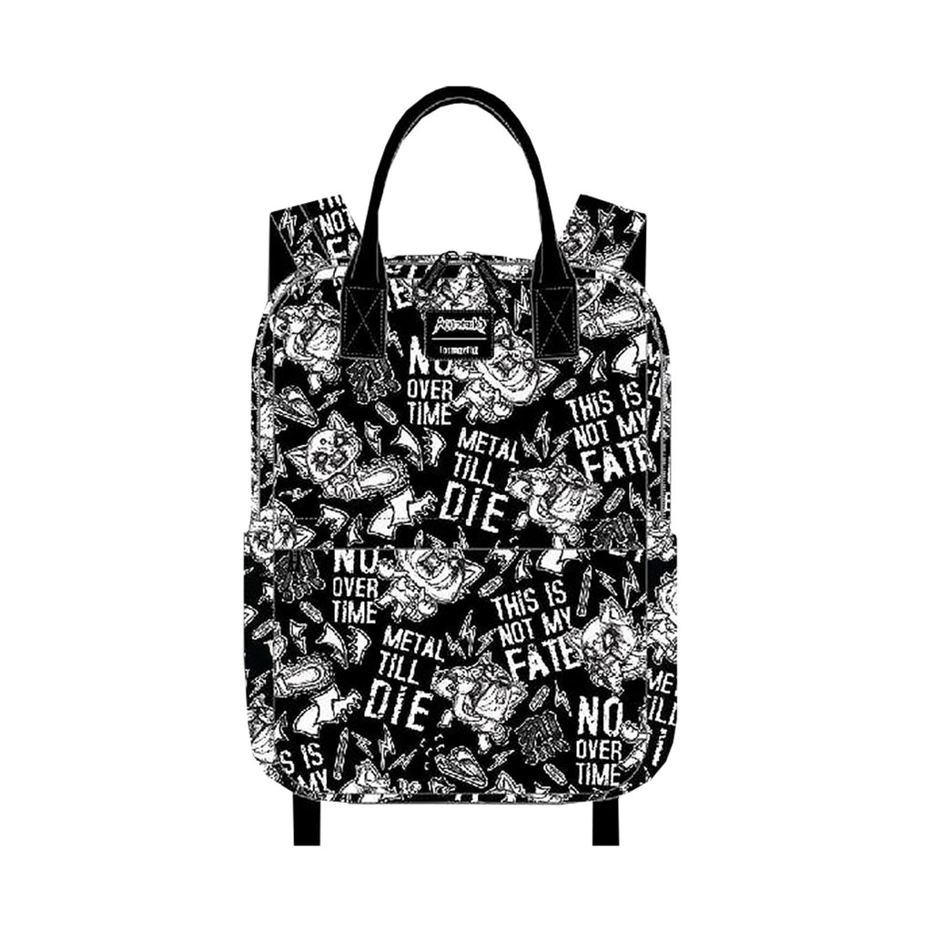 Loungefly Sanrio Aggretsuko Metal All Over Print Nylon Backpack