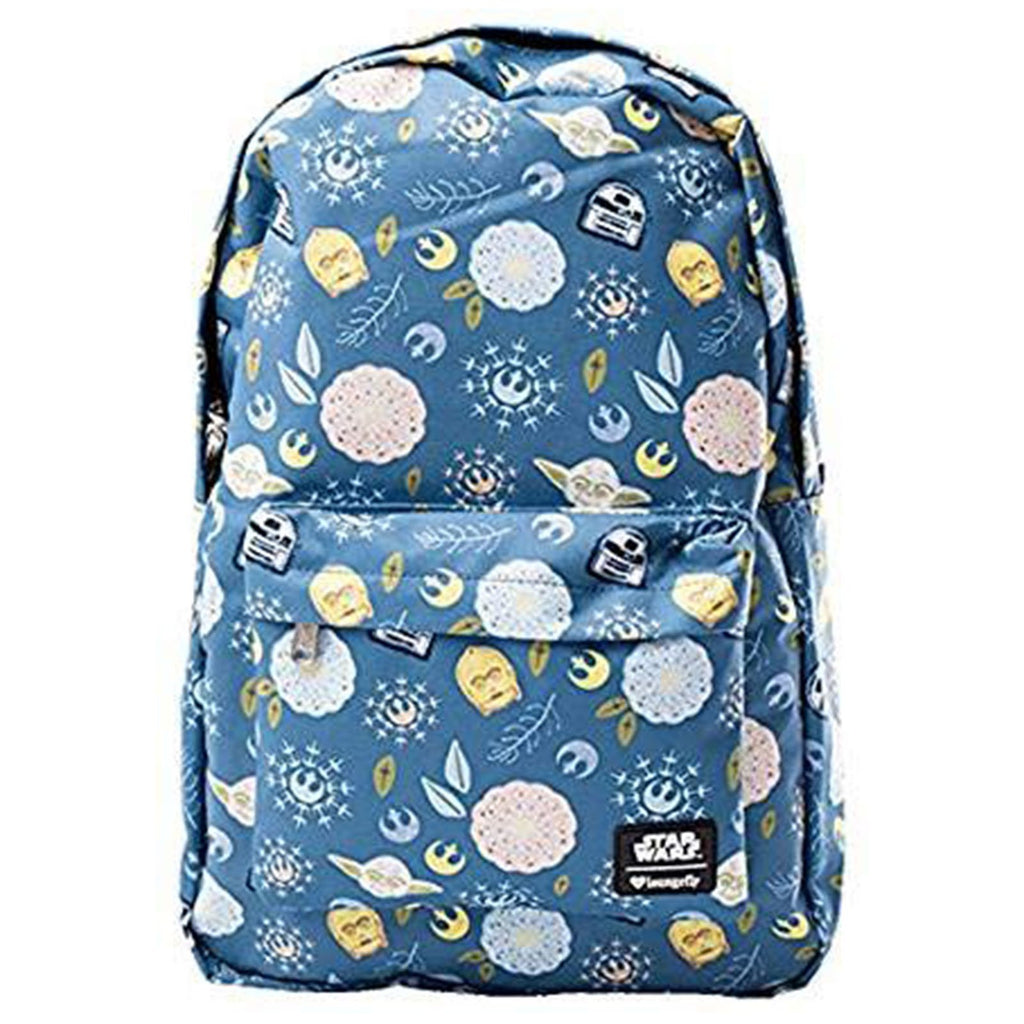 Loungefly Star Wars Bloom Characters All Over Backpack