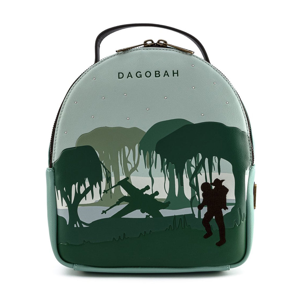 Loungefly Star Wars Dagobah Convertible Mini Backpack With Pouch