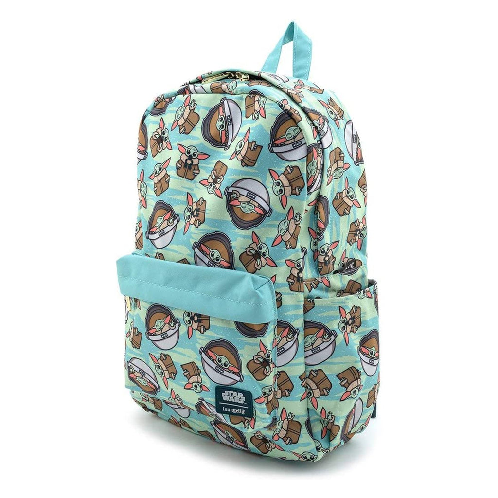 Loungefly Star Wars The Child All Over Print Nylon Backpack