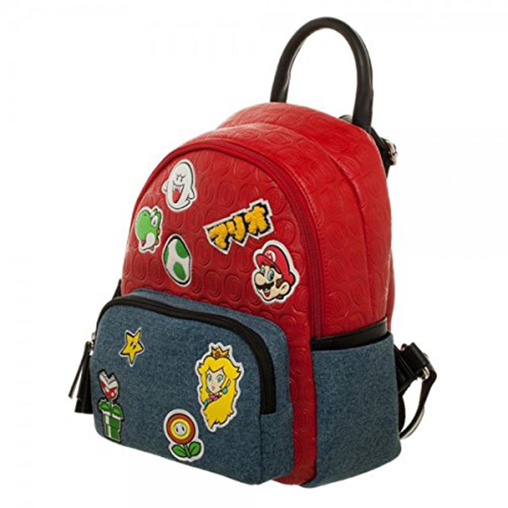 Super Mario Brothers Patches Juniors Mini Backpack