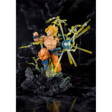 Bandai Dragon Ball Z Burning Battles Super Saiyan Goku Statue - Radar Toys