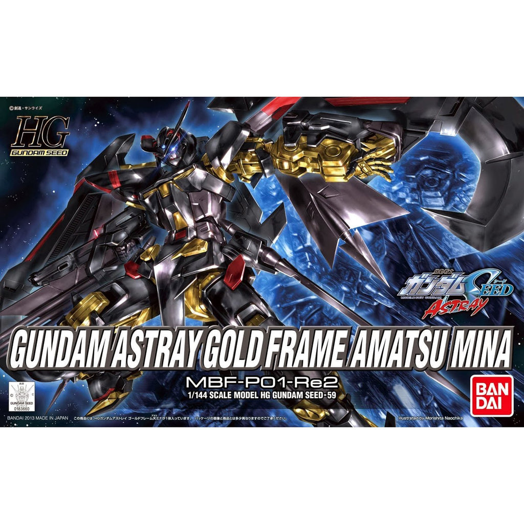 Bandai HG Gundam SEED Astray Gold Frame Amatsu Mina Model Kit
