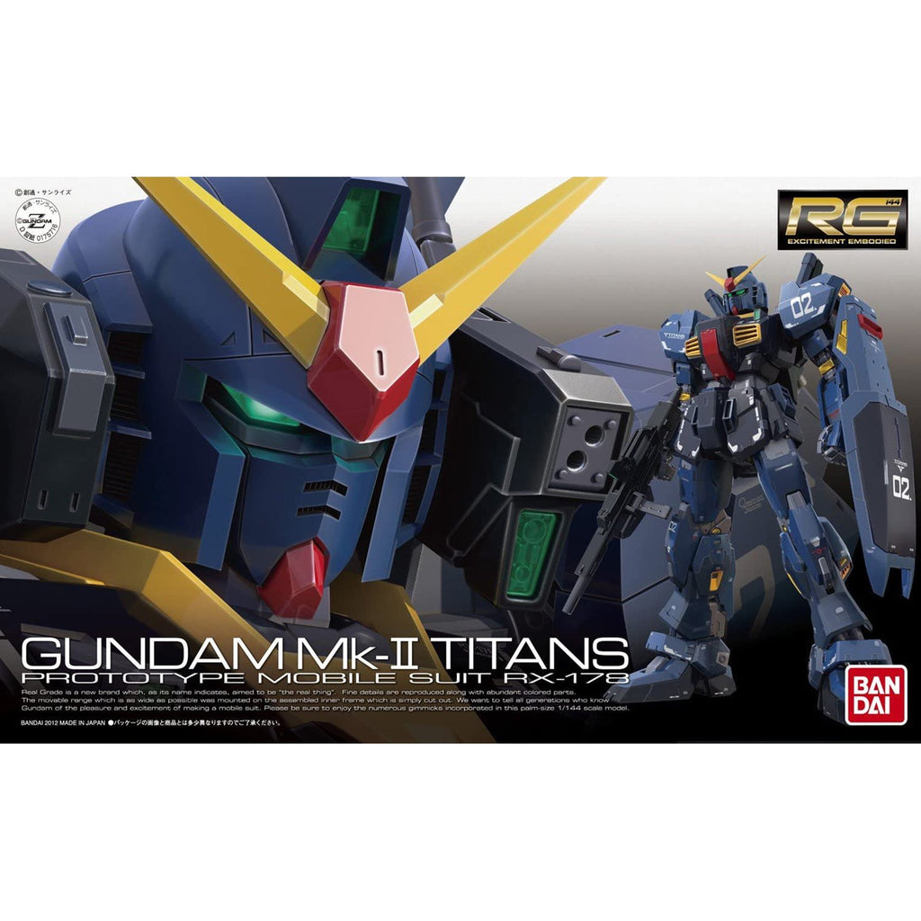 Bandai RG Z Gundam Gundam MK-II Titans Model Kit