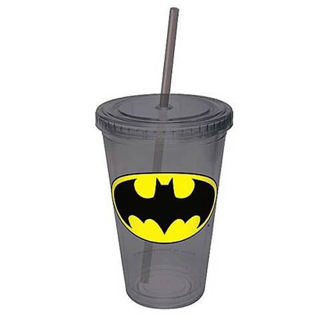 Batman Gray Acrylic 16 oz. Travel Cup