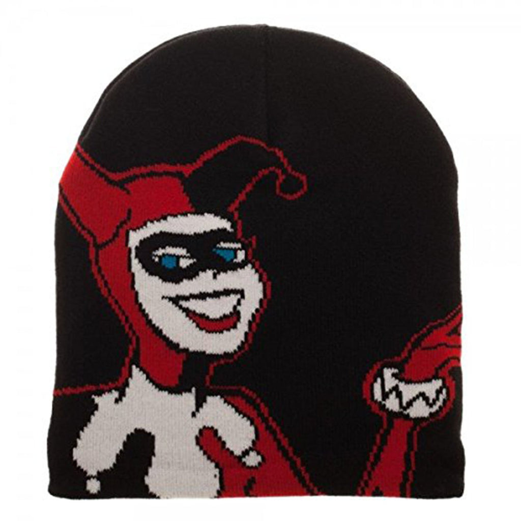 DC Batman Harley Quinn Comics Art Knit Beanie