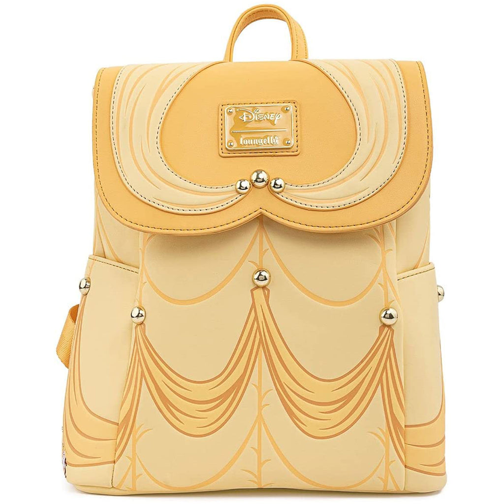 disney beauty and the beast belle cosplay mini backpack Loungefly Library Scene Bring the magic of an enchanted castle wherever you go with the Loungefly Disney Beauty and the Beast Belle Once Upon a Dream Series Mini Backpack Custom Belle Backpack Personalized School