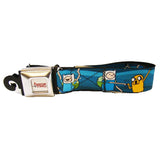 Adventure Time White Logo Finn and Jake Seatbelt Belt - Radar Toys