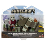 Mattel Minecraft Raid Captain And Ravager Figure Set - Radar Toys