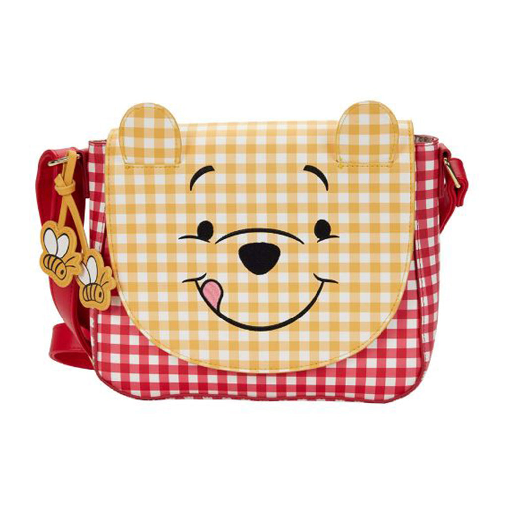 Loungefly Disney Winnie The Pooh Gingham Crossbody Bag Purse
