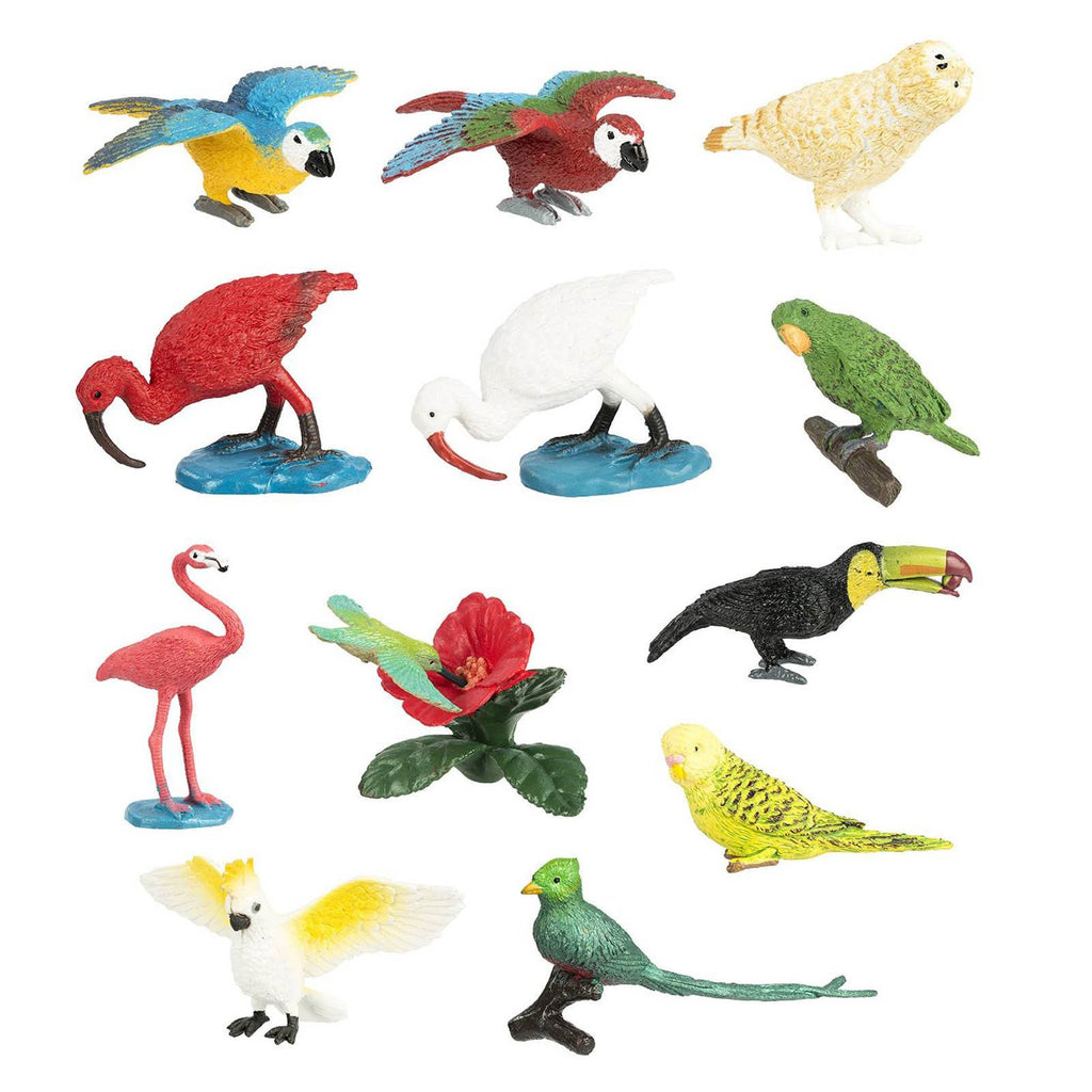 Exotic Birds Bulk Bag Mini Figures Safari Ltd