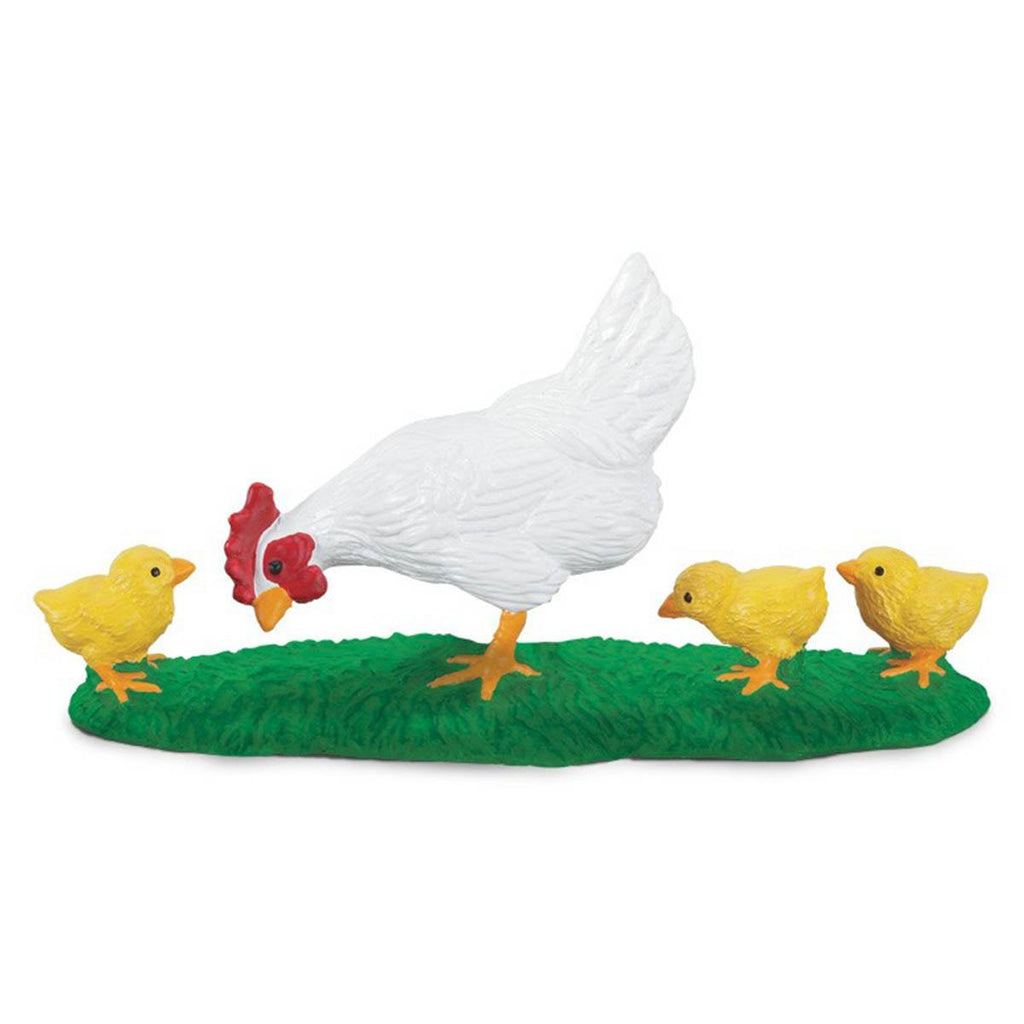 Hen And Chicks Safari Farm Safari Ltd - Radar Toys