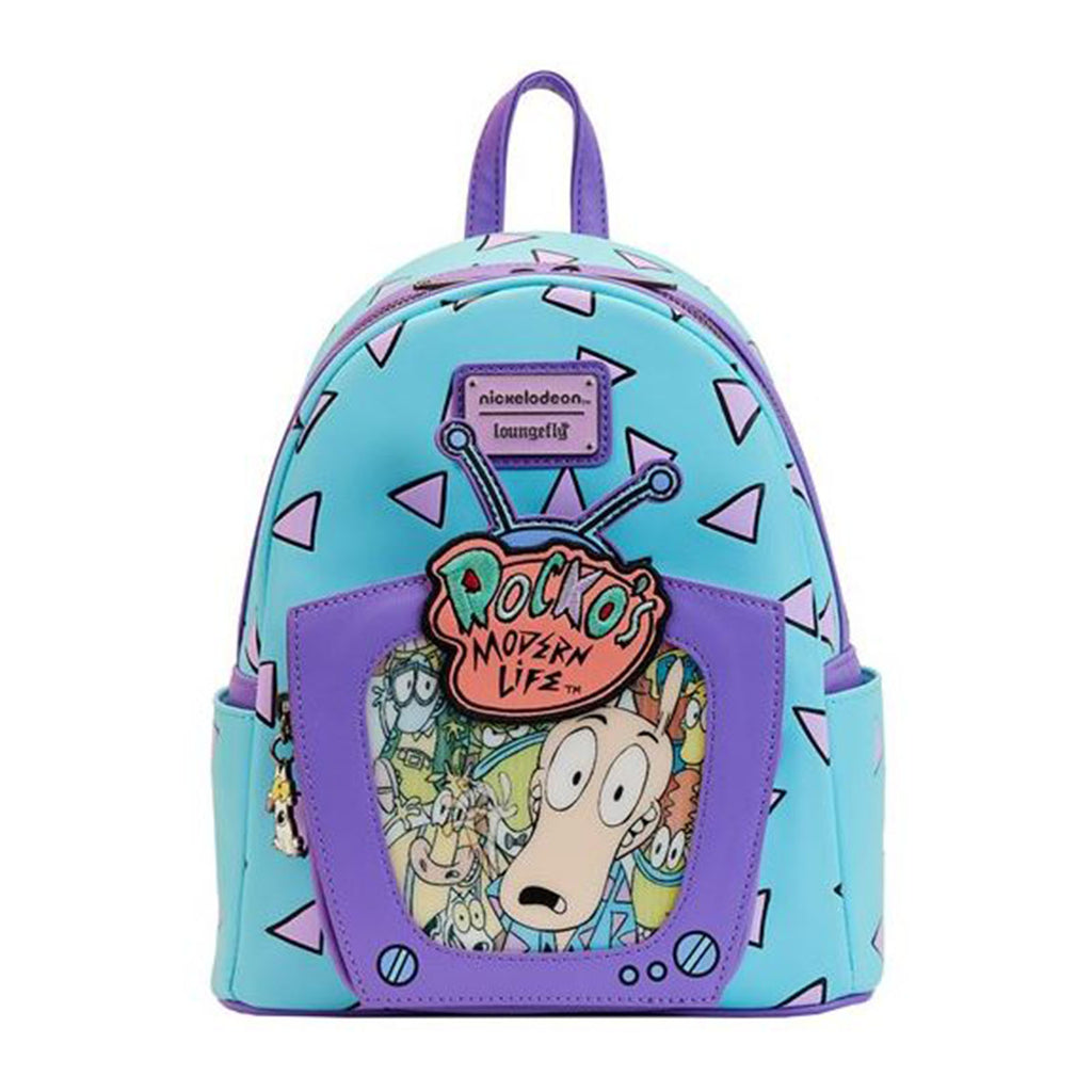 Loungefly Rocko's Modern Life Lenticular TV Mini Backpack