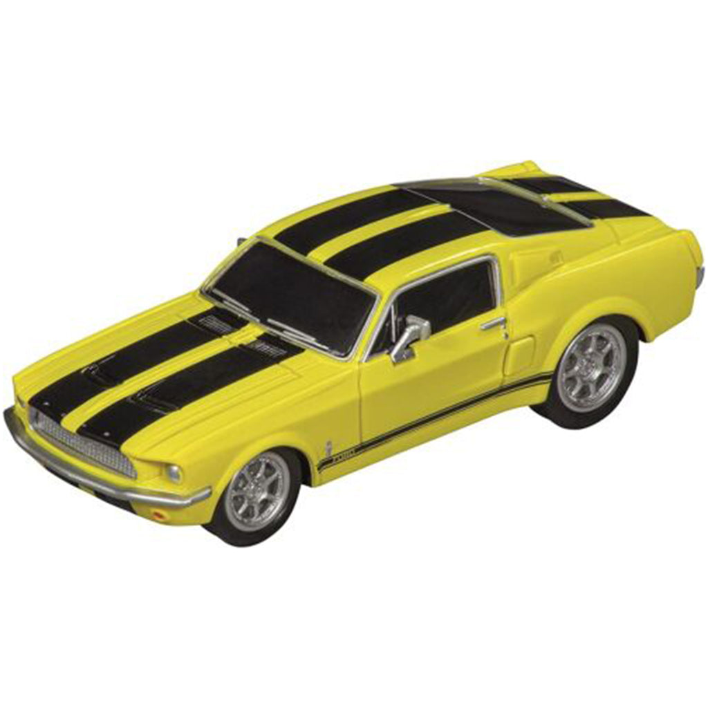 Carrera Go Ford Mustang 67 Racing Yellow 1:43 Slot Car - Radar Toys